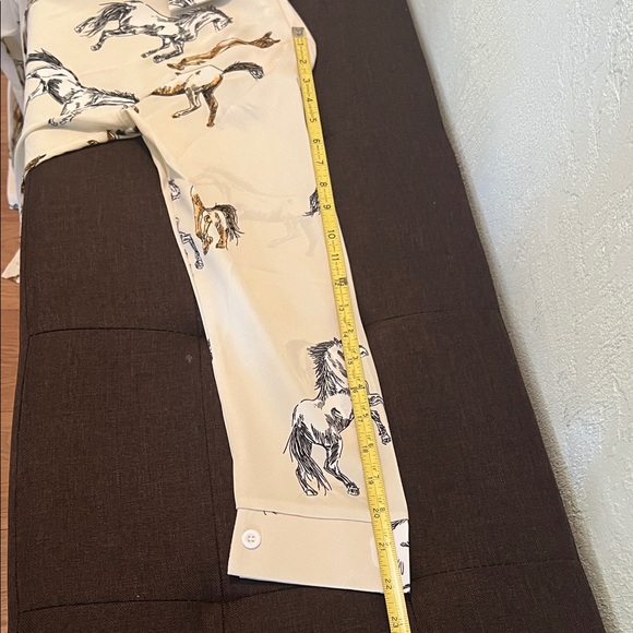 The Horse Cream and Brown Horse Print Shirt - Picture 6 of 7